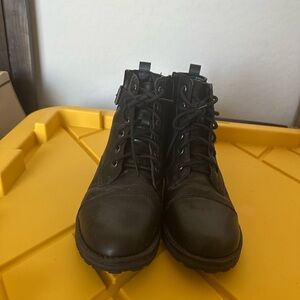 Madden Girl Black Ankle Boots